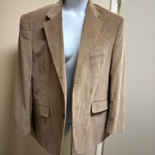 Stafford Tan Corduroy Blazer