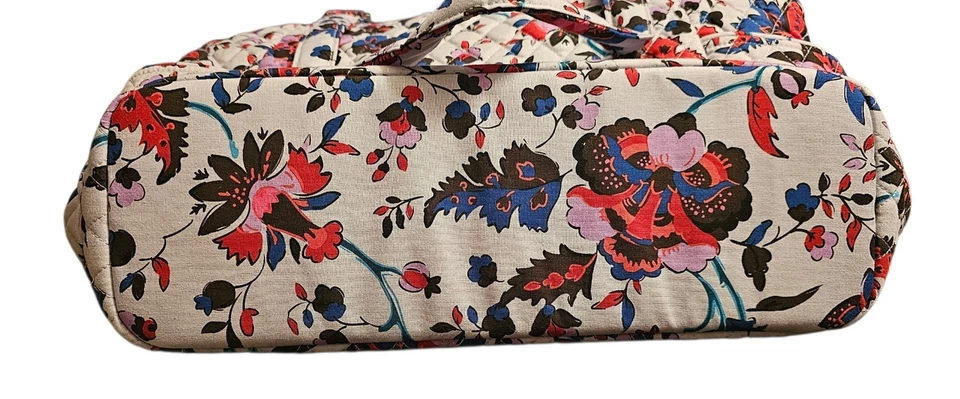 Vera Bradley Vineyard Floral Large Glenna Satchel Tote Shoulder Bag Purse NWT - Image 3 of 4