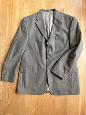 Oscar de la Renta 42R Houndstooth Tweed Wool ...