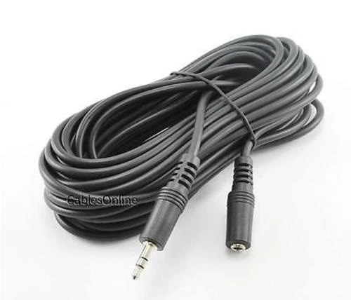 25ft long 3.5mm Stereo Male~Female Extension Audio/Headphone/ Cable/Cord  US - Image 4 of 4