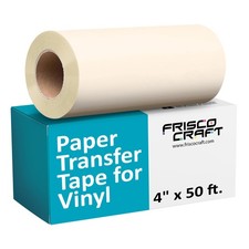 Roll of Paper Transfer Tape for Vinyl 4    X 50Ft 