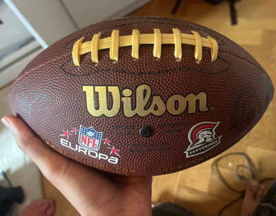 Rare Signed Centurions NFL Europa Football - Werner Hippler 100 Games Ltd Ed2007