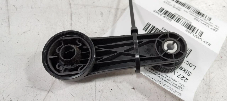 Manivela traseira da janela da porta Volkswagen Jetta 2003 2002 2001 2000 - Imagem 3 de 4