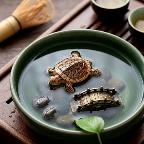 5Pcs Floating Turtle Figurines, Simulation Aquarium Ornament for Fish ...
