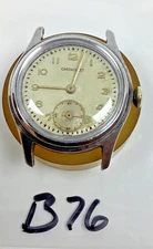 Vintage Carondelet 17 Jewel Pronto Sweep Watch FHF175 Runs Parts Repair READ