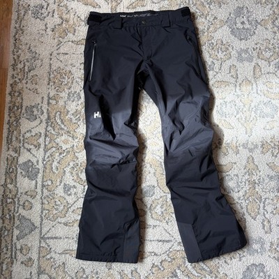 helly hansen legendary pants mens M black insulated ski snow waterproof
