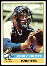 1976 Topps Jerry Grote New York Mets #143 a