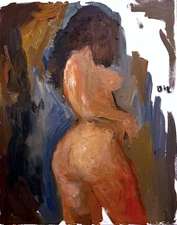 Fauvism Boudoir French Portrait Interior Oil Painting Original Signed 16x20 BVC