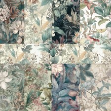 Vintage Scrapbook Paper, 16 Sheets 6x6 Inch Large Floral Pattern Scrapbooking...