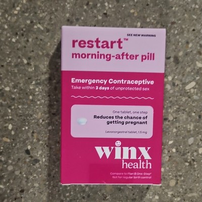 (4x) Winx Health Restart Morning-After Pill Emergency Contraceptive Tablet
