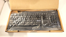 Vintage IBM Black USB Computer Keyboard  Snap On Arm Rest - NEW - FRU 40K9584