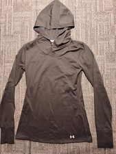 Under Armour ColdGear Infrared EVO Long Sleeve Hoodie Women's Medium Black
