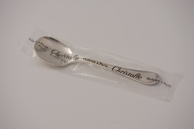 Christofle Malmaison versilbert Eislöffel Löffel 12,8 cm UNBENUTZT