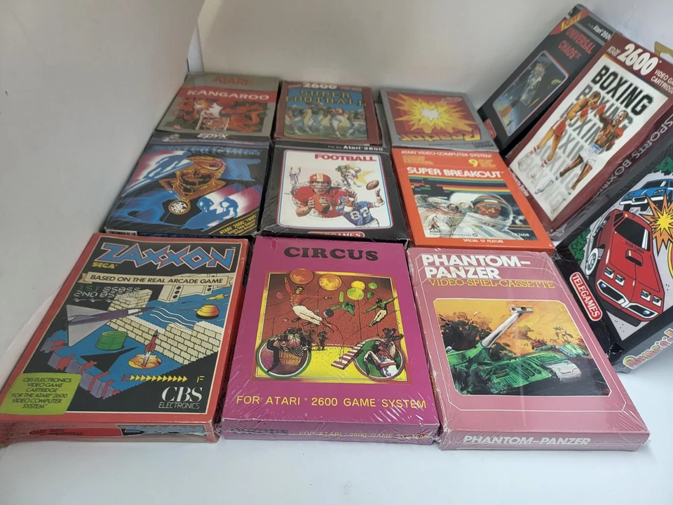 12 LOT NEW PAL GAMES FOR ATARI 7800 + 2600 + PLUS RETRON 77 BUMP N JUMP - Image 3 of 4