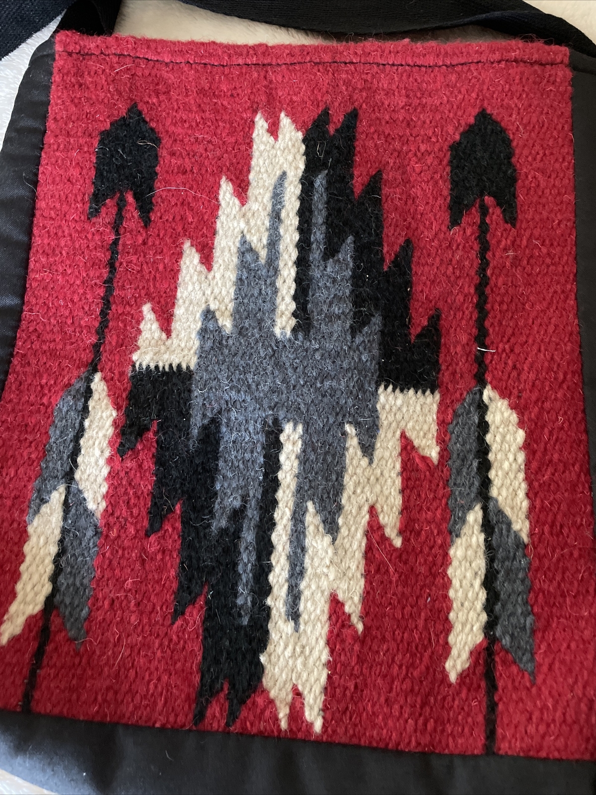 El Paso Saddlery Wool Crossbody Bag eBay