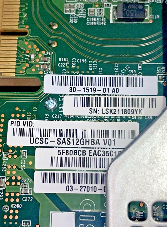 Cisco UCSC-SAS12GHBA 12Gbit/s SAS 8-port HBA IT-Mode Controller 2x SFF-8643C - Bild 4 von 4