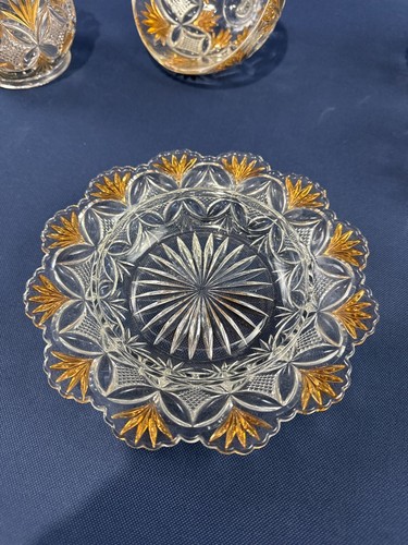 Westmoreland Specialty Glass pressed glass table set PILLOW & SUNBURST c.1896 - Picture 9 of 12