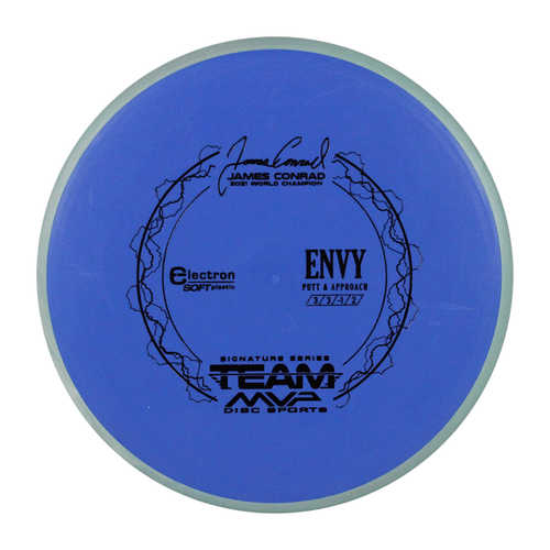 Axiom Disc Golf James Conrad Signature Electron Envy Soft Putter 3/3/0/2 Choose - Picture 12 of 140