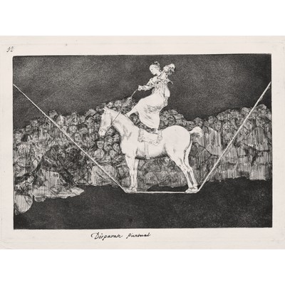 Goya und Lucientes Francisco De Precise Folly extragroßer Leinwanddruck