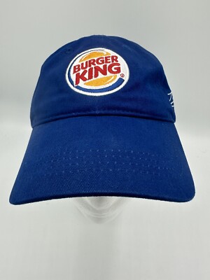 Burger King Tony Stewart 14 NASCAR Baseball Cap Mens Blue One Size Adjustable
