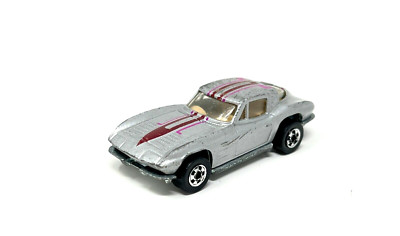 Nice Hot Wheels 1979 Split Window Corvette Silver Blackwall