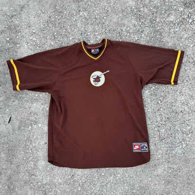 San Diego Padres Nike Jersey Sz XXL Cooperstown Collection Brown