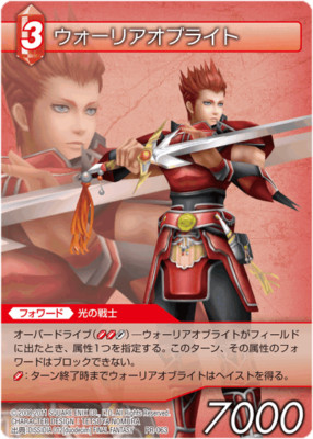 Final Fantasy TCG Chapter FFTCG Karte - Krieger des Lichts WoL PR-063 