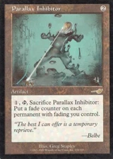 PARALLAX INHIBITOR 134/143 NEMESIS MTG MAGIC HP (yourdeckbuilder)