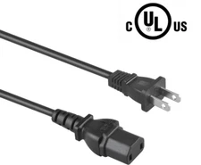 UL AC Power Cord for Denon AVR-985 AVR-987 AVR-988 Stereo Receiver Mains Cable