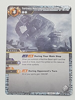 Battle Spirits Saga TCG Einzelkarte Fortress Metropolis Naumann City NM