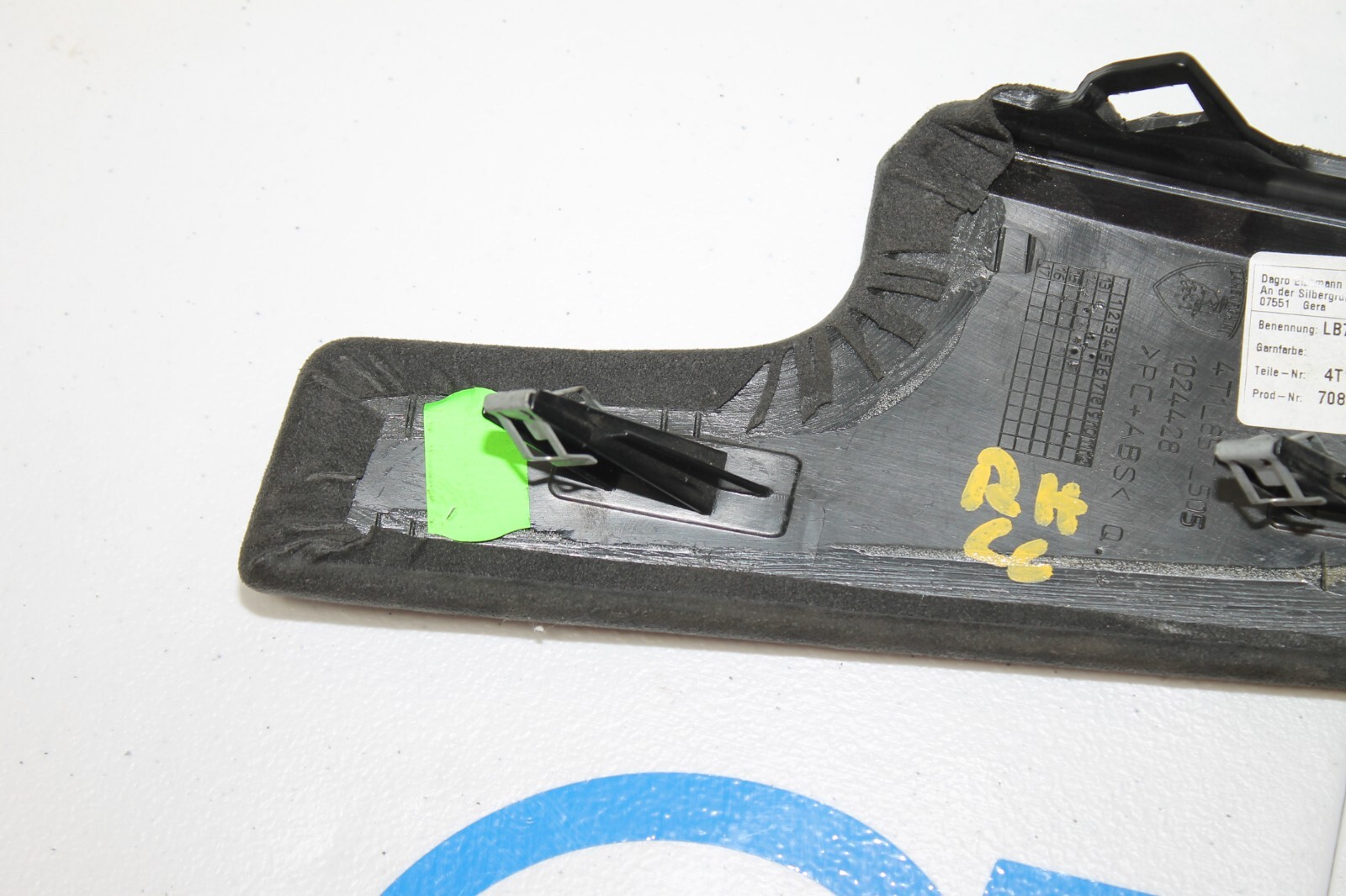 15-20 LAMBORGHINI HURACAN RH RIGHT PASSENGER SIDE GLOVEBOX TRIM BEZEL 4T1857037D