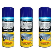 Paintfactory Galvanised Effect Spray Paint 400ML x 3