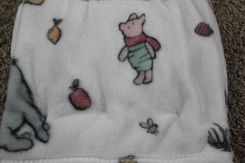 Winnie the Pooh Bear Collection Baby Blanket Piglet Eeyore Fruit Fleece NWT - Picture 3 of 5