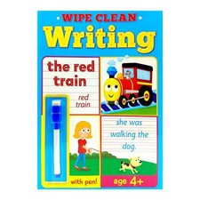 Wipe Clean Learning Book with Pen - Age 4 Writing book 3