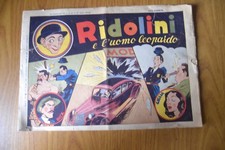 FUMETTO RIDOLINI E L' UOMO LEOPARDO DICK ANNO I N 6 1948 EDIZIONI TORO MILANO