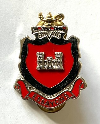 US Army Engineer School DUI insignia badge, Meyer 22M maker mark | eBay