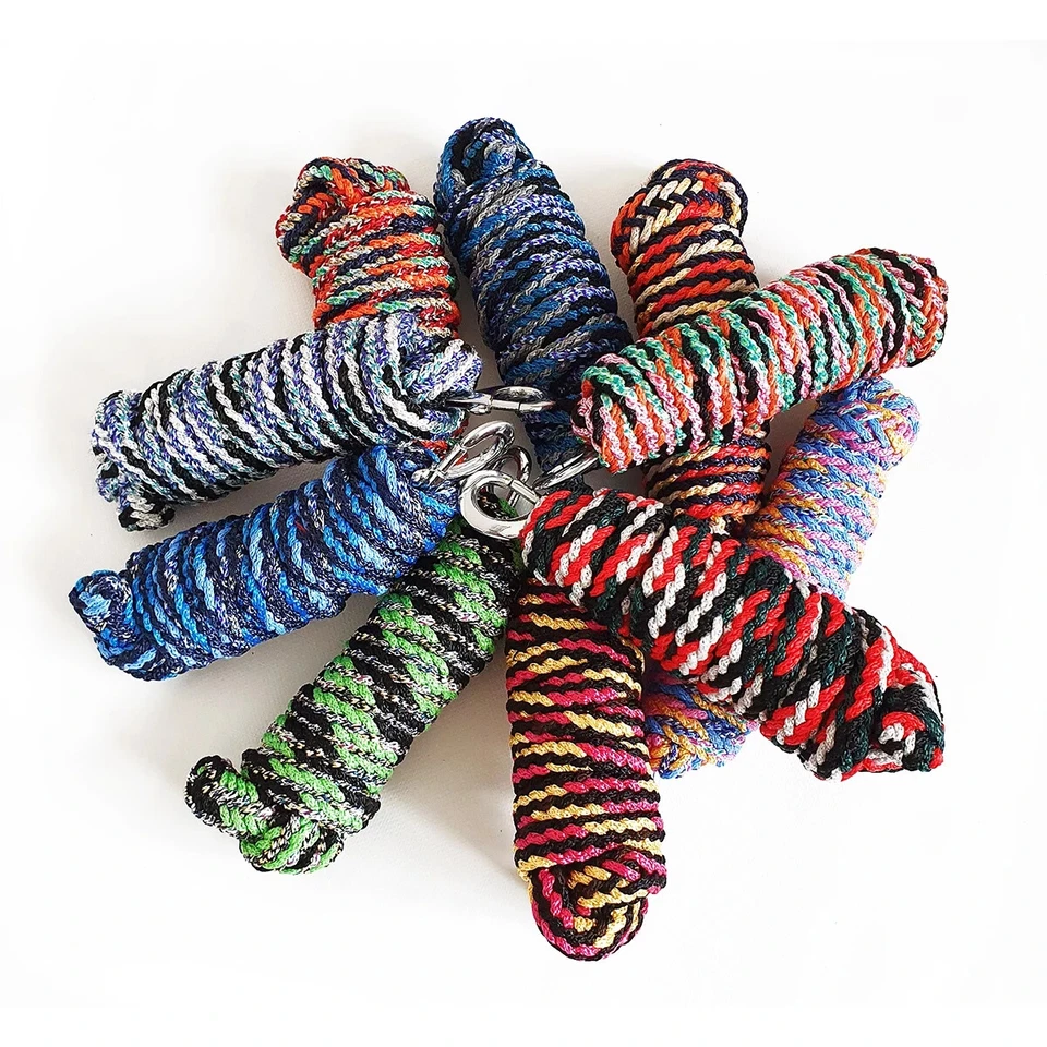 GERMAN RIDING Führstrick mit Snap Karabiner 2m Farblieferung nach Lagerbestand 990307 Neu 7T