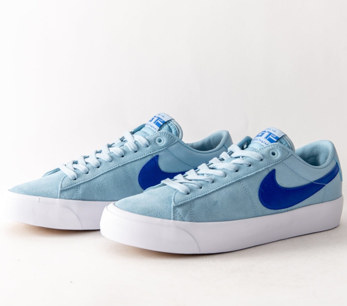スケートボード NIKE SB ZOOM BLAZER LOW PRO GT 9.5 Nike SB Zoom Blazer Low GT Size 9.5 Boarder Blue Racer Blue
