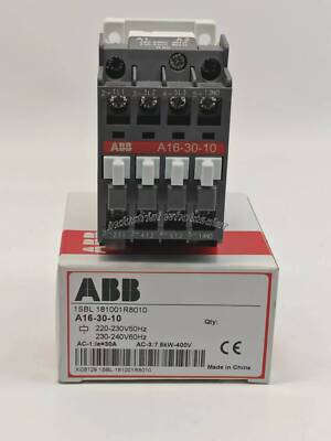 New 1PC ABB contactor A16-30-10 Coil Voltage AC220V Free delivery