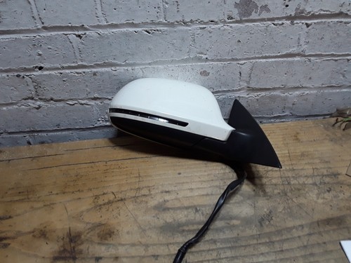 Audi A6 05-11 Außenspiegel Fahrerseite rechts manuell anklappbar weiß. - Bild 1 von 7