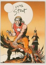 Lost Worlds by William Stout SIGNED Art Trading Card #71 ~ Buster Crabbe Sci-Fi