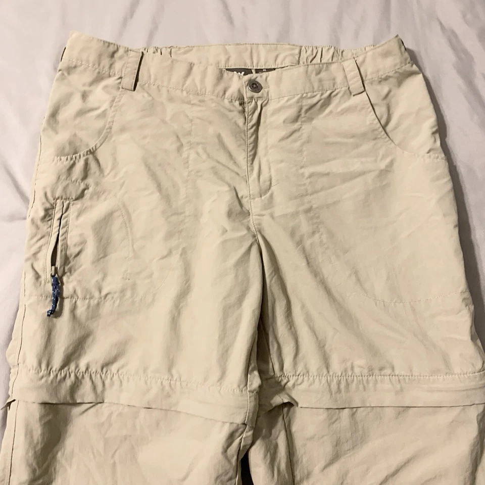 Pantalones Sierra blancos para mujer XL *Dobladillo a 24” punto de corteza convertible cremallera *LEER Foto 3 de 4