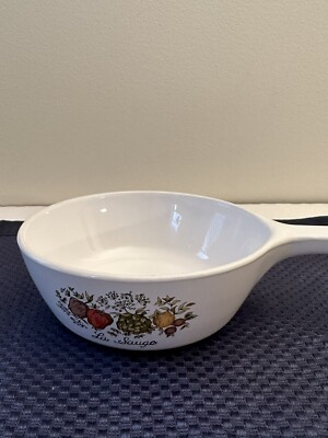 Corning Ware Spice of Life La Sauge P-81-B Baking Dish 1 Pint Saucepan handle