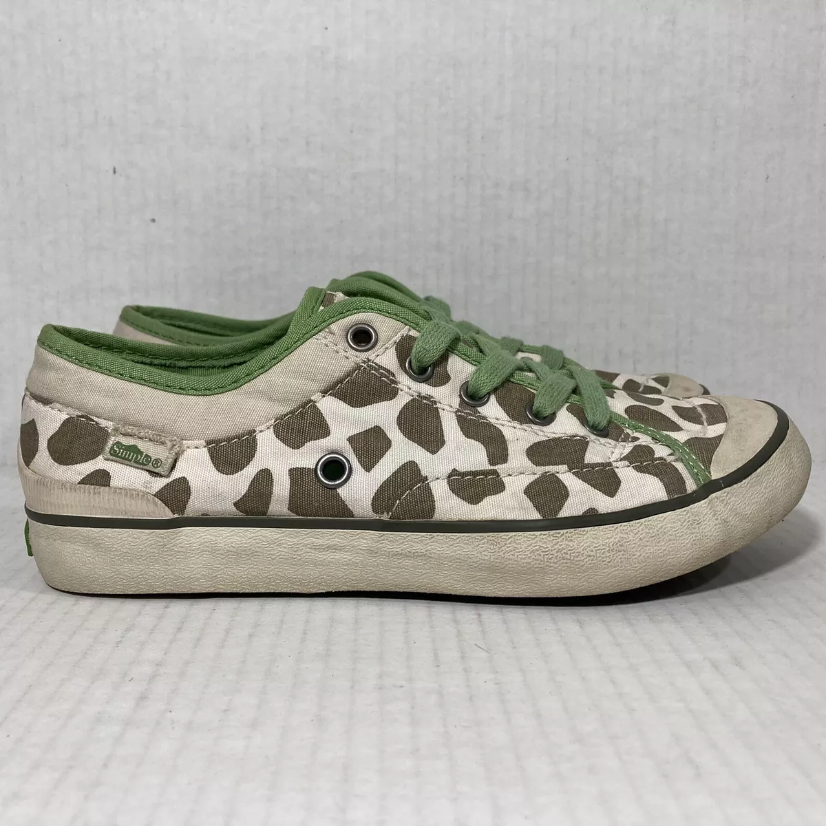 Simple Eco Sneaks Vegan Hemp Classic Canvas Casual Comfort Sneakers Shoes Sz 6