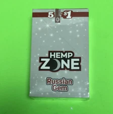 FREE GIFTS🎁Hemp🍁Zone Russian Gem💎75 High Quality Natural Herbal Rolling Paper