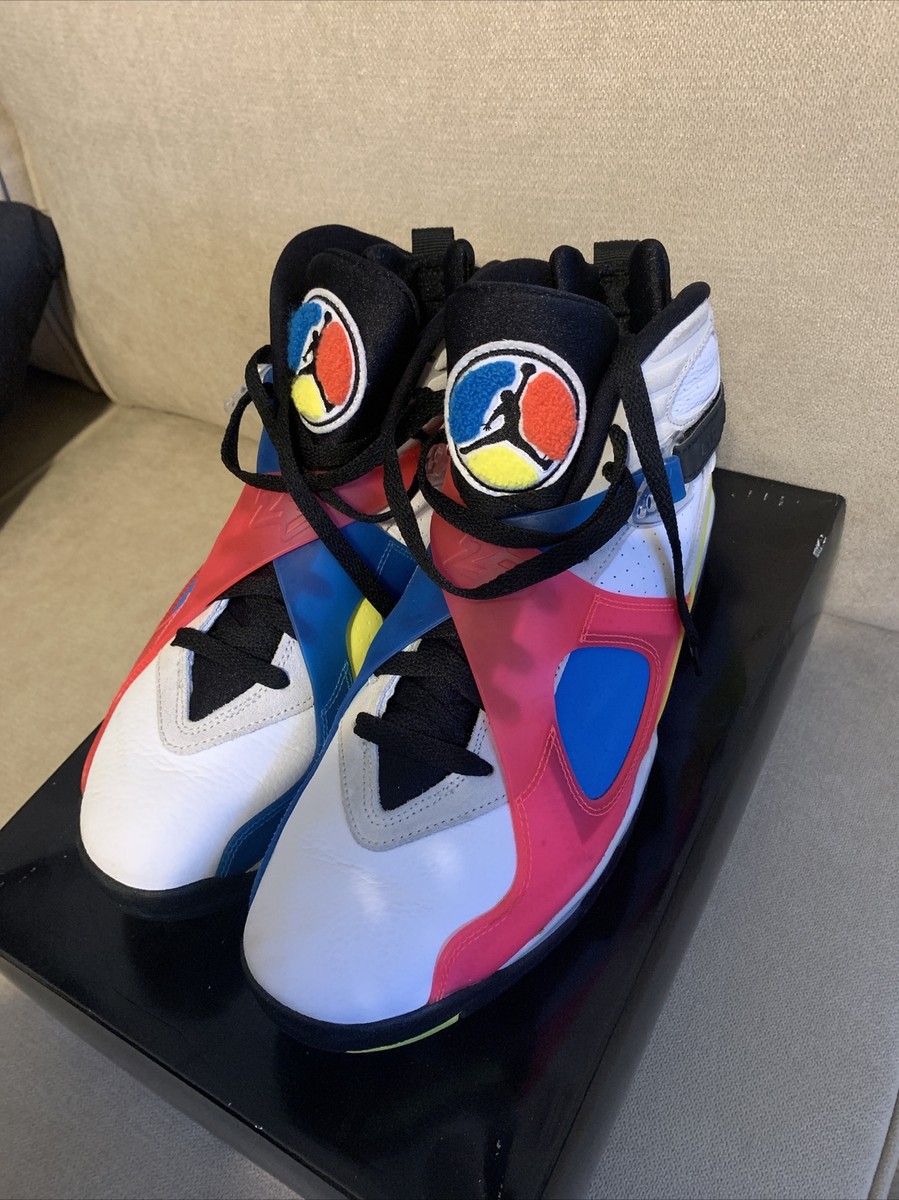Size 10 - Air Jordan 8 Retro SP SE Multi-Color for sale
