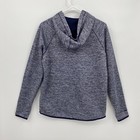 Under Armour Women's Long Sleeve Hoodie Pullover Casual Blue Logo Size M