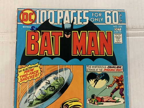 Batman #258! 1974! ¡100 páginas! 1er Hospital Arkham (Asilo)! ¡Llave! bonita copia! - Imagen 2 de 8