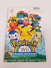 PokePark Pikachu's Adventure for Wii Instruction Manual Booklet ONLY 