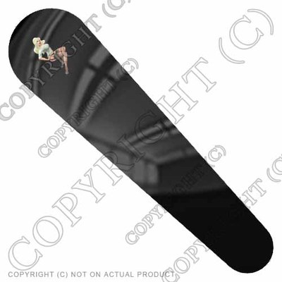 Gas Tank Dash Decal For Streetglide 06-07 -  BLONDE PIN UP GIRL - 074